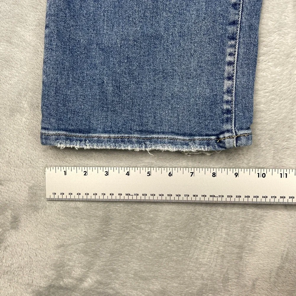 Flying Monkey Jeans Mens‎ 31 (31x33) Blue Denim Distressed Straight Leg Outdoor